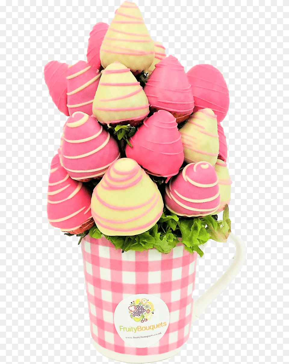 Strawberry Emoji, Food, Sweets, Cake, Cream Png Image