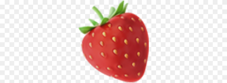 Strawberry Emoji Iphone Transparent Background Strawberry Emoji, Berry, Food, Fruit, Plant Png Image