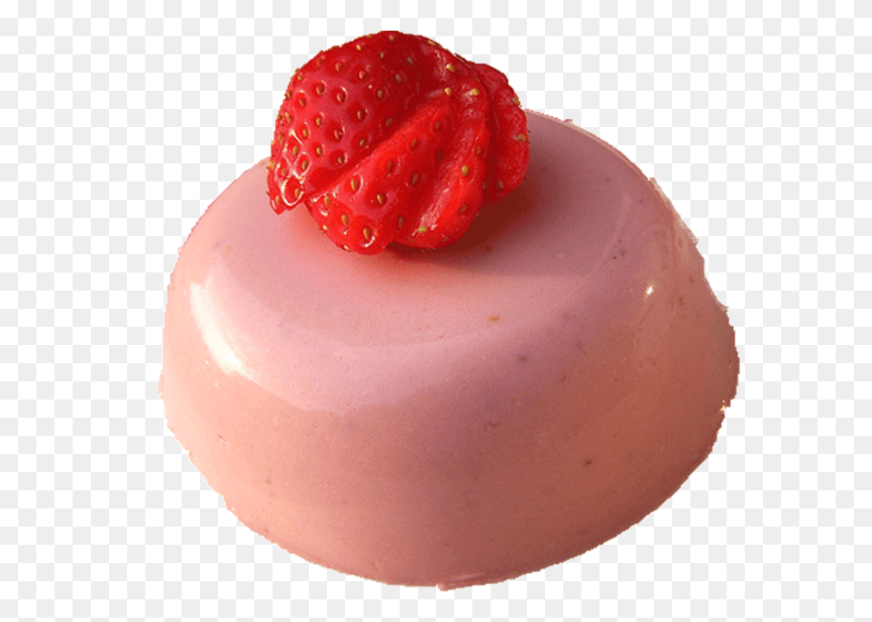 Strawberry Flan, Berry, Food, Fruit, Plant Png Image