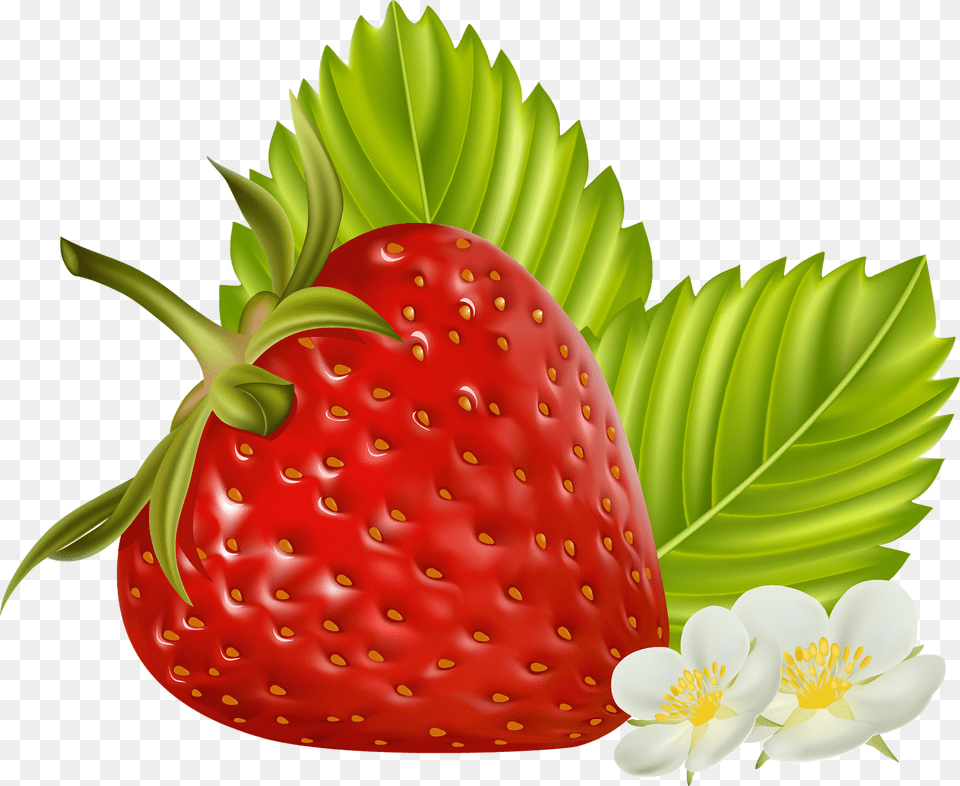 Strawberry Fruit Clip Art Transparent Strawberry Emoji, Berry, Food, Plant, Produce Png