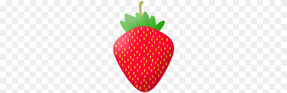 Strawberry Fruit Vector Fruits Red Strawbe Klubnika Vektor, Berry, Food, Plant, Produce Free Png