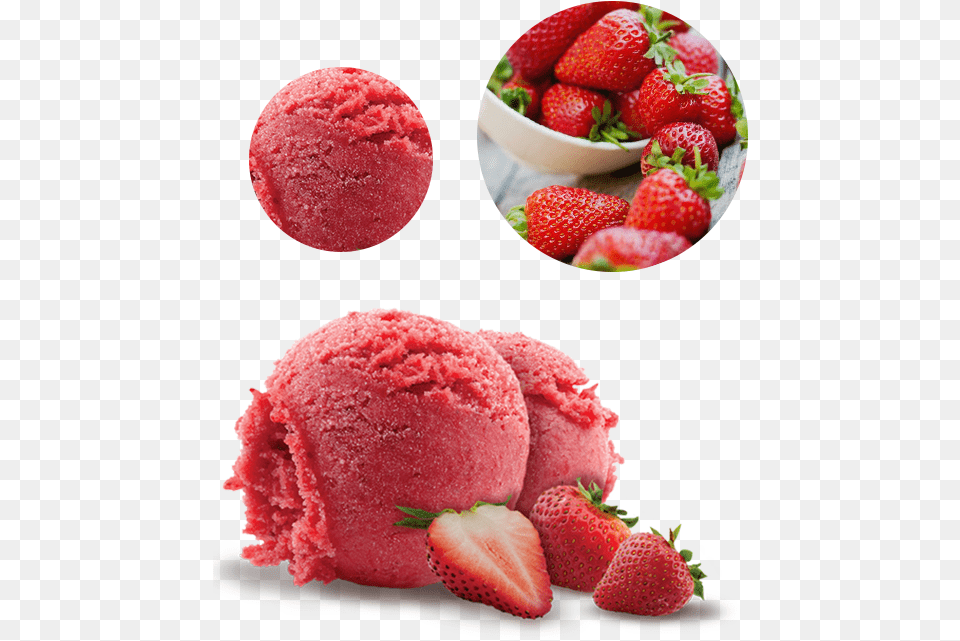 Strawberry Ice Cream, Berry, Produce, Plant, Ice Cream Free Transparent Png