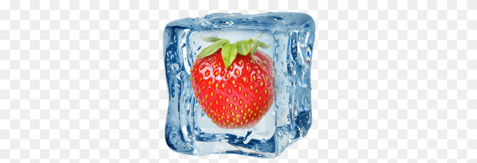 Strawberry Icecube, Berry, Food, Fruit, Plant Png