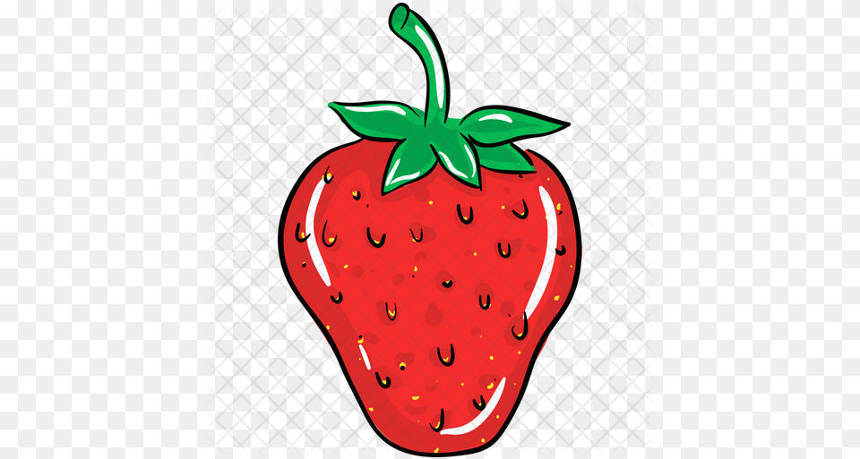 Strawberry Icon Strawberry, Berry, Food, Fruit, Plant Free Png Download