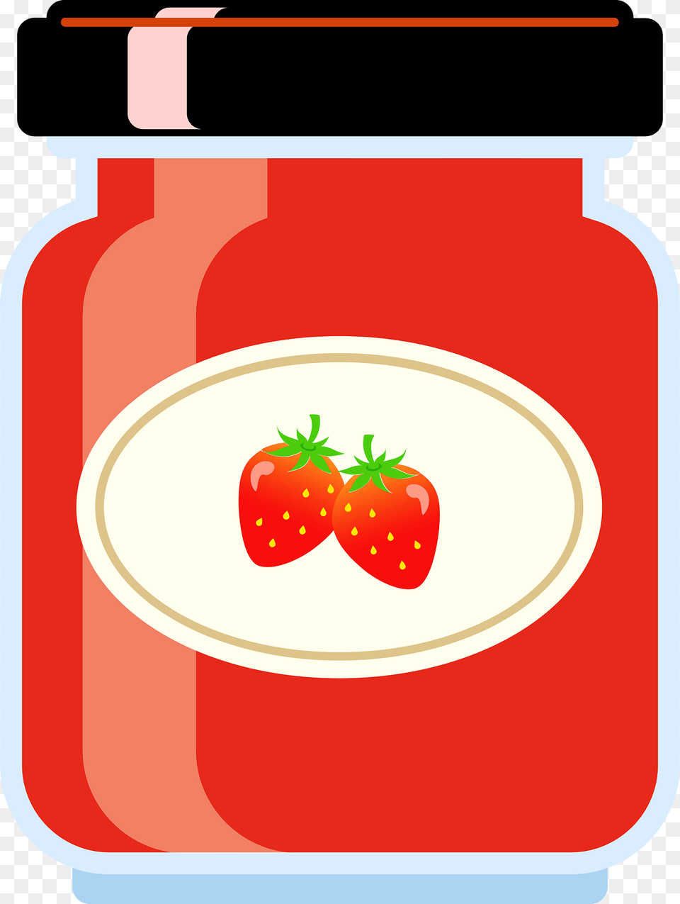 Strawberry Jam Clipart, Food, Jar, Ketchup Png Image