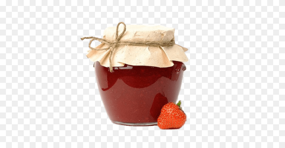 Strawberry Jam Jar, Food, Ketchup, Berry, Fruit Free Png Download