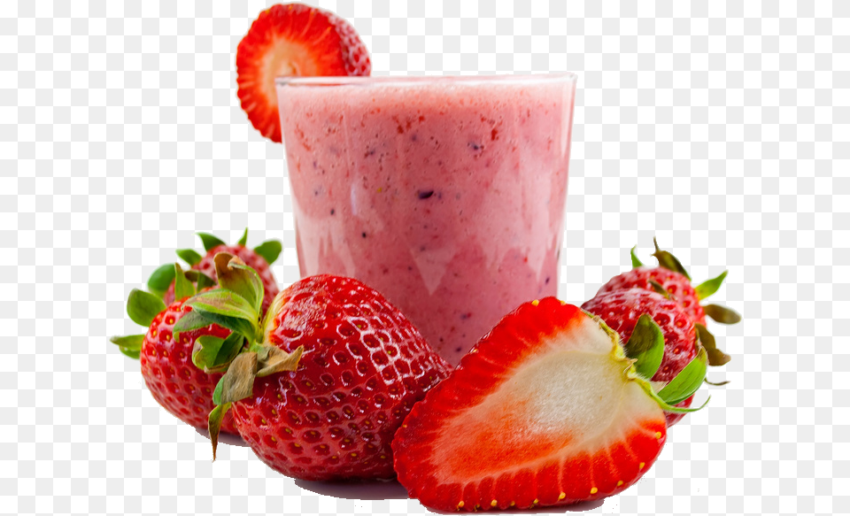 Strawberry Juice Smoothie And Fruit, Berry, Produce, Plant, Food Free Transparent Png