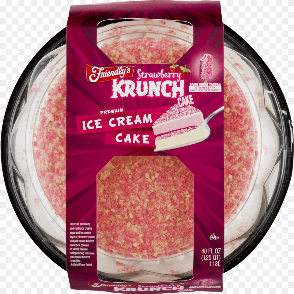 Strawberry Krunch Ice Cream Cake Free Png Download