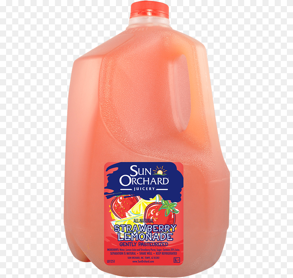 Strawberry Lemonade 1gl Plastic Bottle, Beverage, Juice, Food, Ketchup Free Png Download