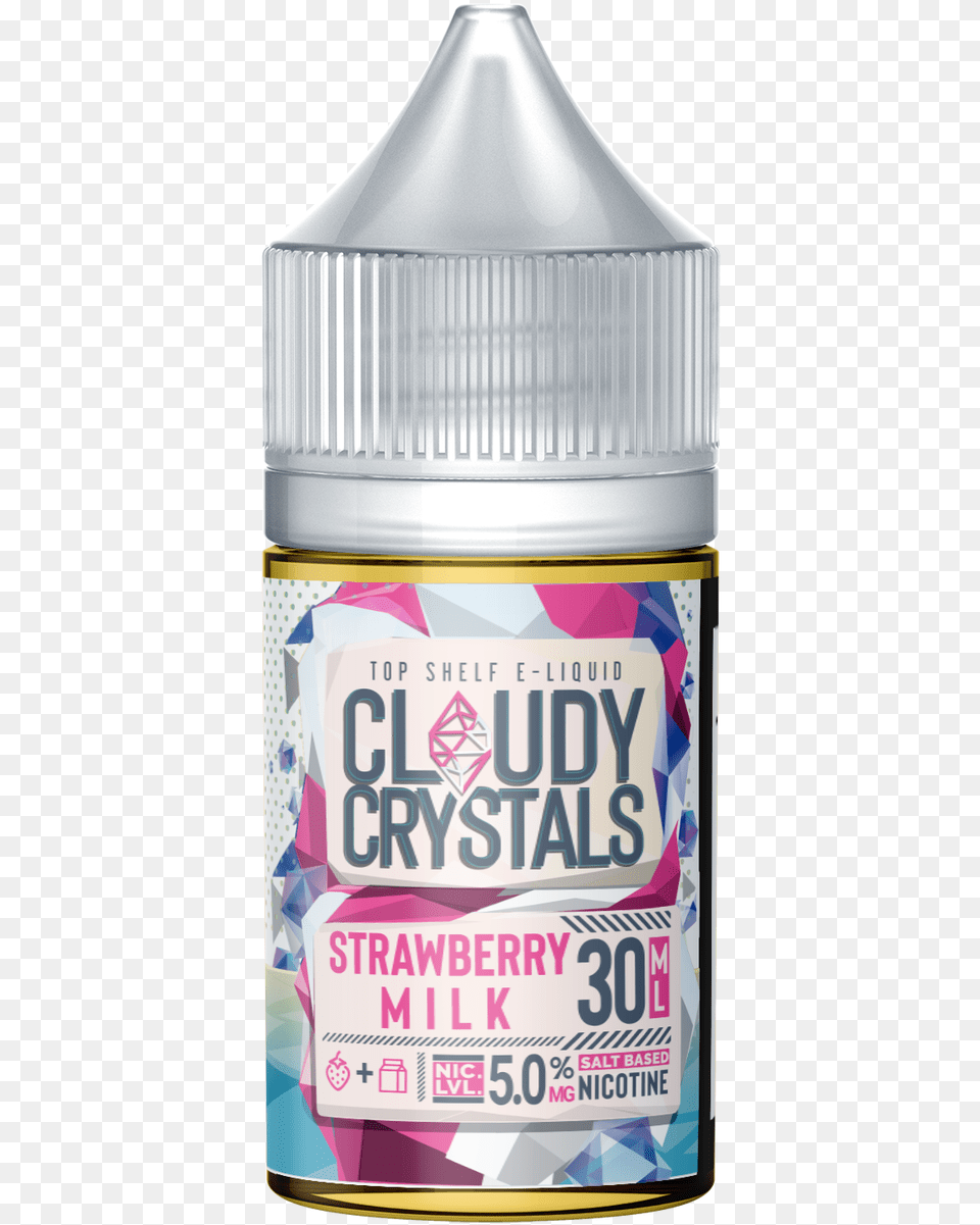 Strawberry Milk 50 Nic Vape Juice, Bottle, Can, Tin, Cosmetics Free Transparent Png