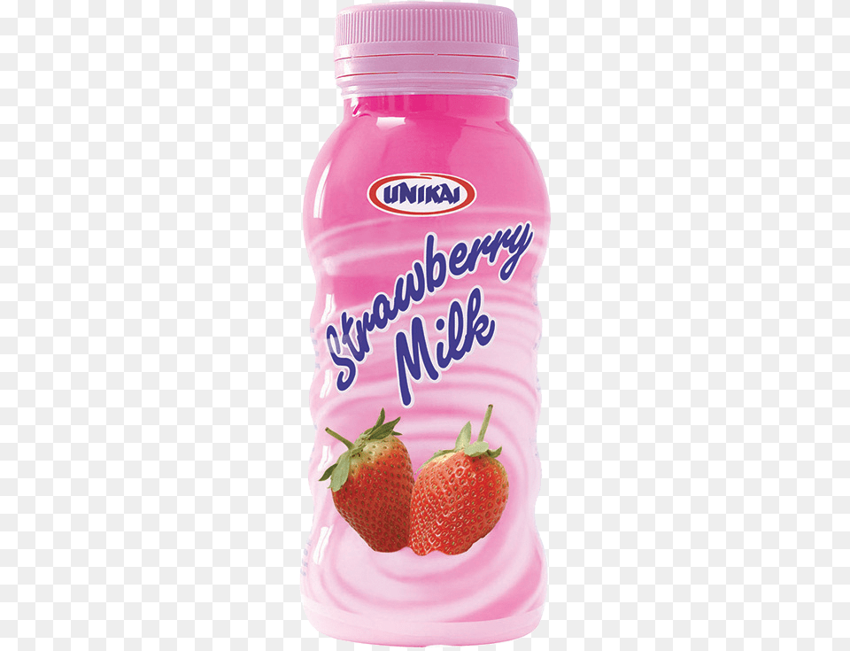 Strawberry Milk Unikai, Berry, Produce, Plant, Fruit Png Image