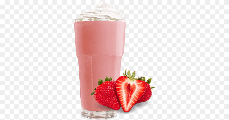 Strawberry Milkshake Strawberry Milkshake, Berry, Produce, Plant, Juice Free Png
