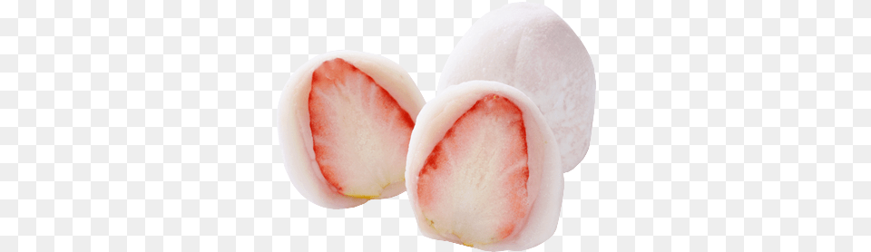 Strawberry Mochi Strawberries Sticker Strawberry, Berry, Food, Fruit, Plant Free Transparent Png