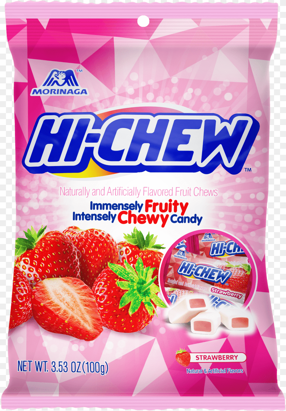 Strawberry Peg Bag Hi Chew Candy, Gum, Food, Sweets, Berry Png