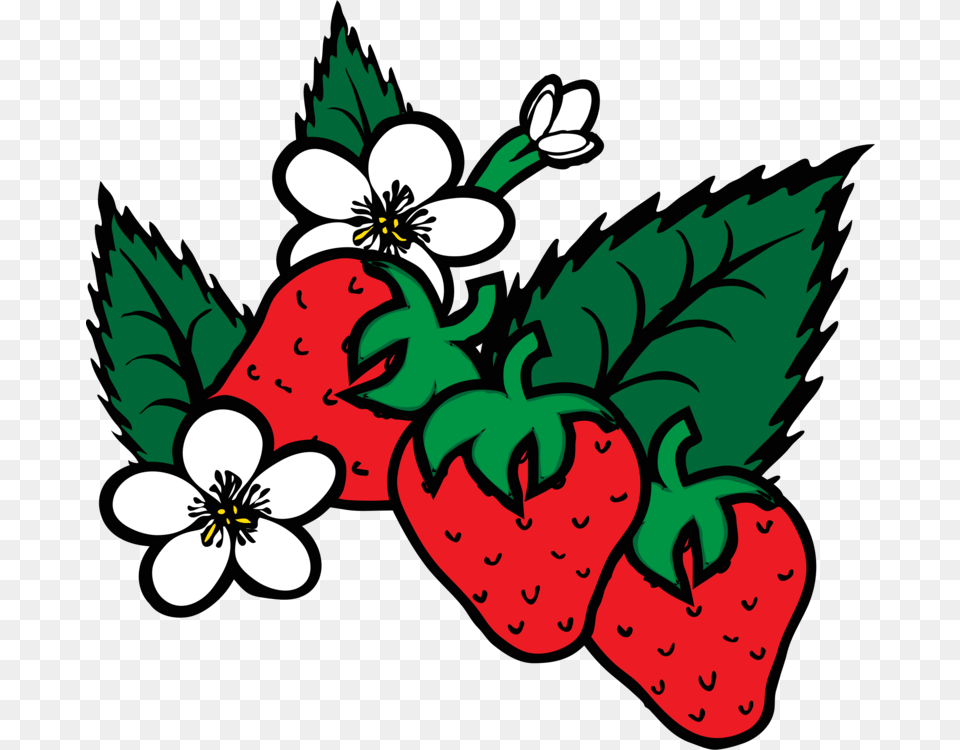 Strawberry Pie Milkshake Shortcake Cartoon, Berry, Produce, Food, Fruit Free Transparent Png
