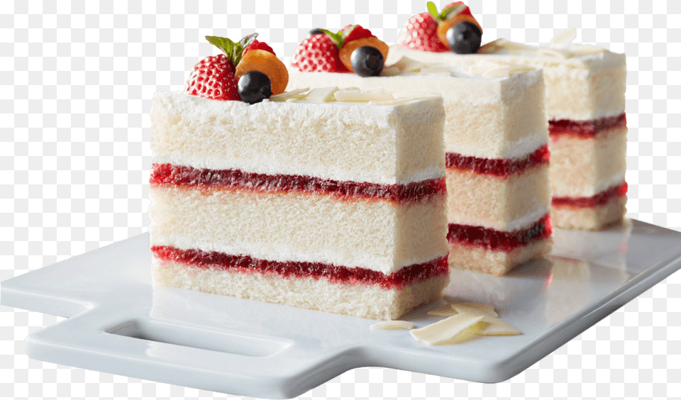 Strawberry Piece Of Cake, Torte, Food, Dessert, Fruit Free Png Download