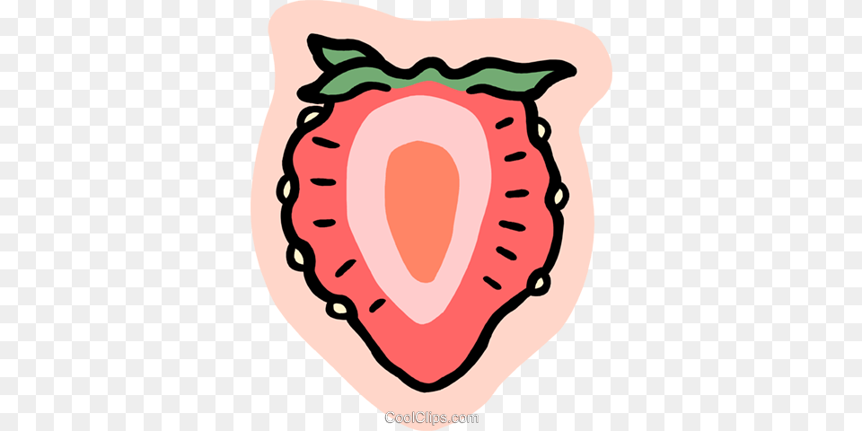 Strawberry Royalty Vector Clip Art Illustration, Berry, Produce, Plant, Food Free Transparent Png