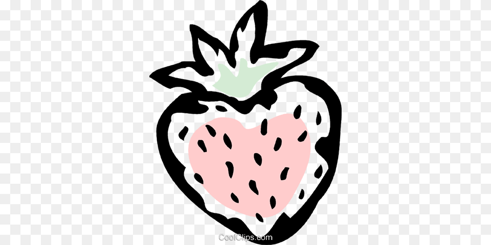 Strawberry Royalty Vector Clip Art Illustration, Berry, Food, Fruit, Produce Png