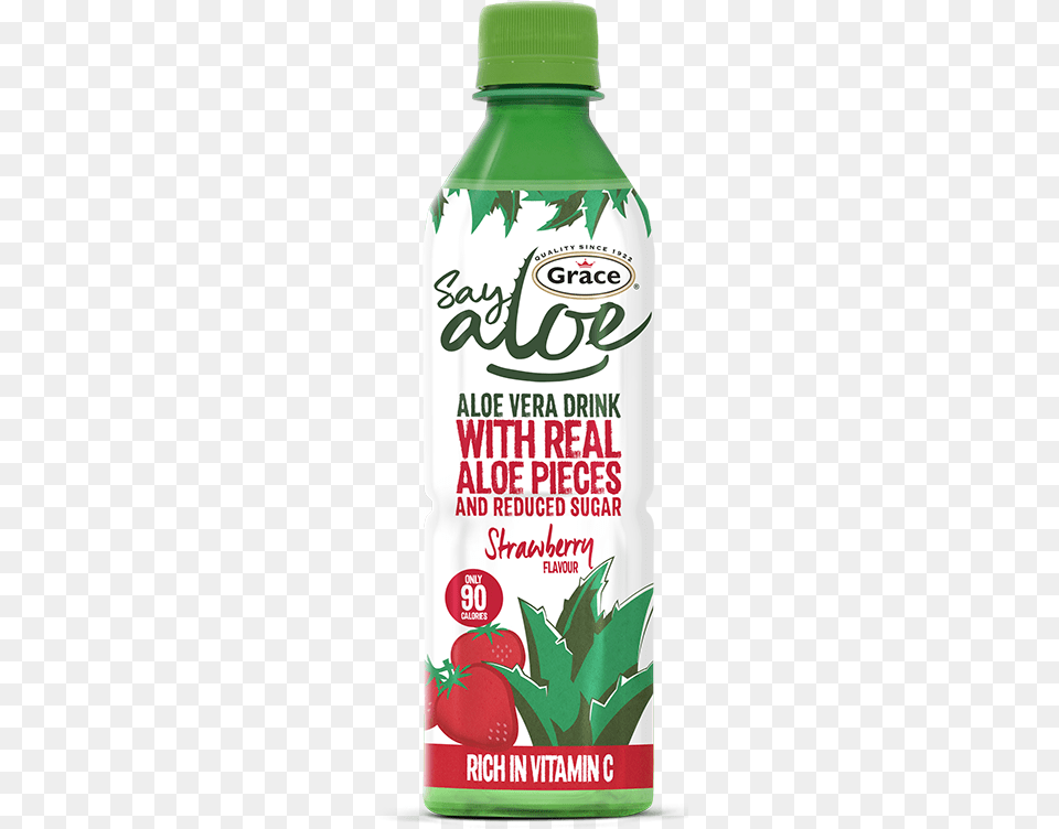 Strawberry Say Aloe Mango Zero, Beverage, Food, Juice, Ketchup Png Image