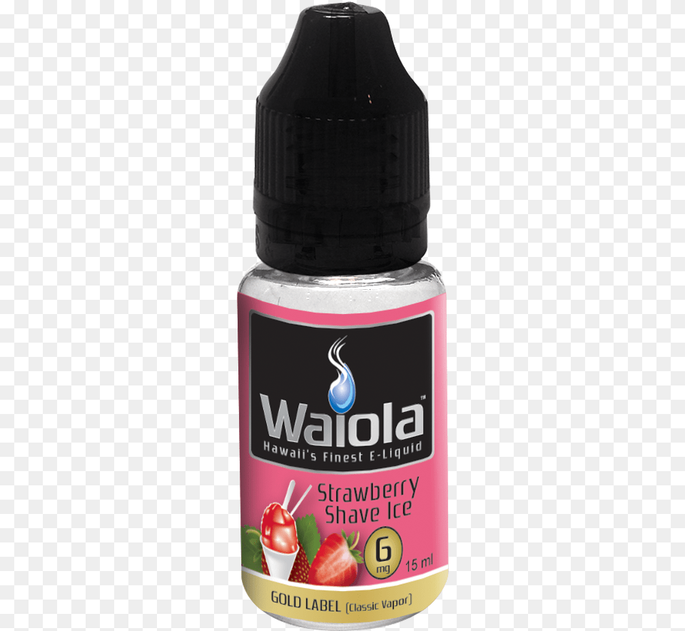 Strawberry Shave Ice Waiola Vapor Store Shave Ice, Bottle, Berry, Food, Fruit Free Transparent Png