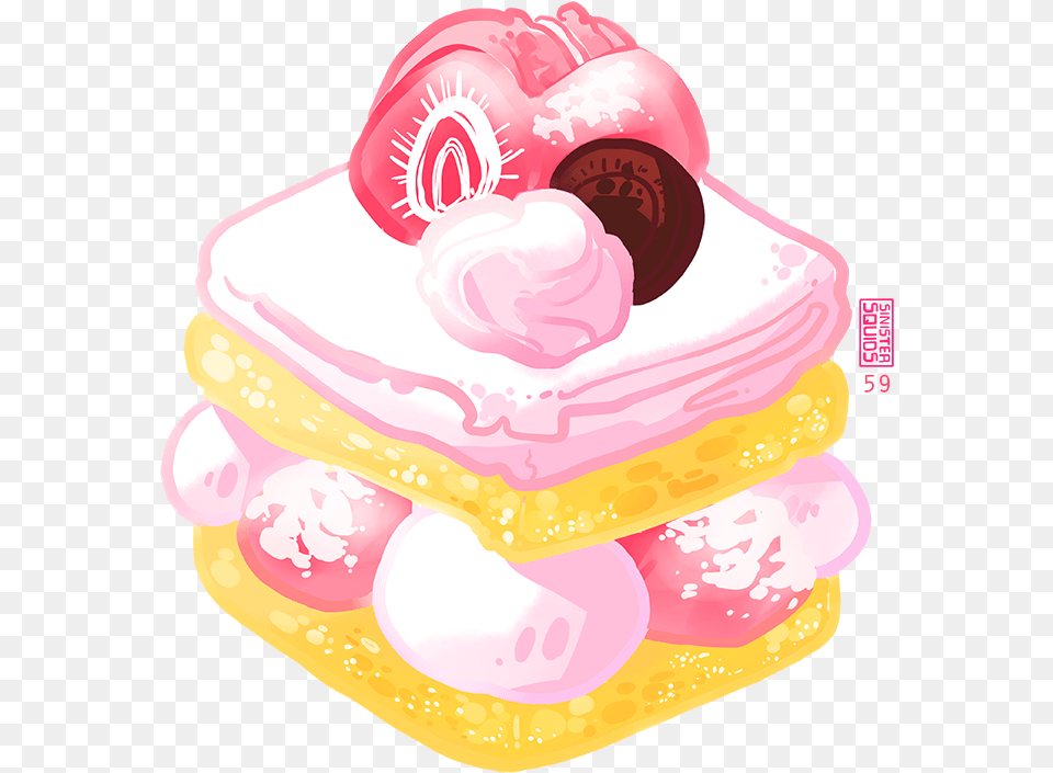 Strawberry Shortcake, Birthday Cake, Cake, Cream, Dessert Free Png