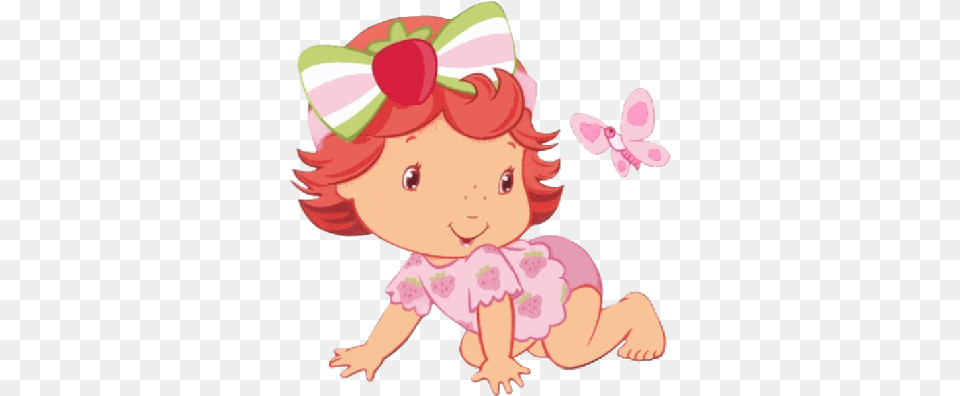 Strawberry Shortcake Baby Images Baby Strawberry Shortcake, Person, Face, Head Png