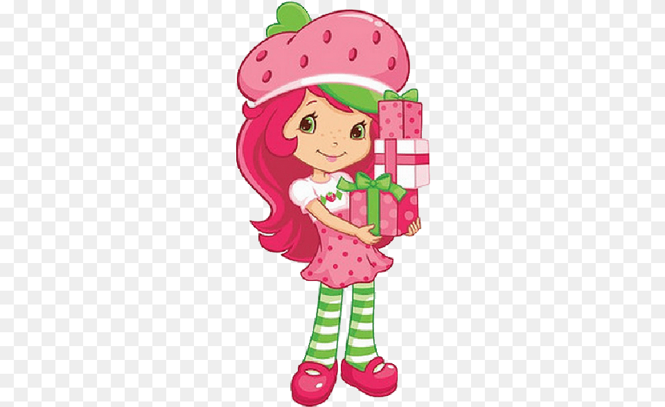 Strawberry Shortcake C Strawberry Shortcake Character Pink, Baby, Person, Face, Head Free Png Download