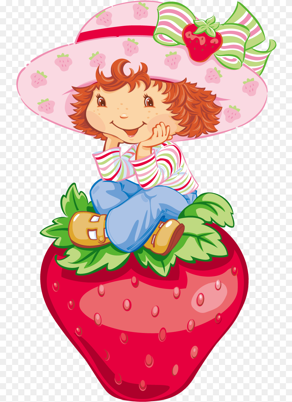 Strawberry Shortcake Clipart, Produce, Plant, Hat, Fruit Free Transparent Png