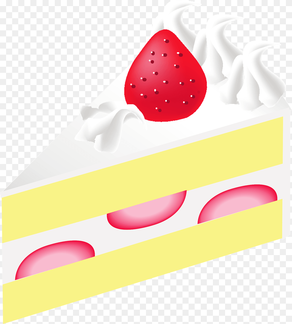 Strawberry Shortcake Dessert Clipart, Cream, Food, Whipped Cream, Berry Free Png