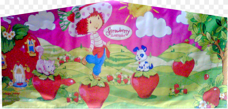 Strawberry Shortcake Stwbrr Strawberry Shortcake Banner, Applique, Pattern, Clothing, Dress Free Transparent Png