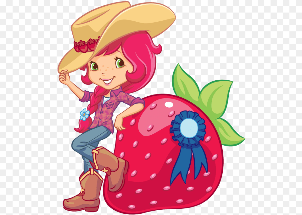 Strawberry Shortcake Transparent Images, Clothing, Hat, Baby, Person Free Png Download