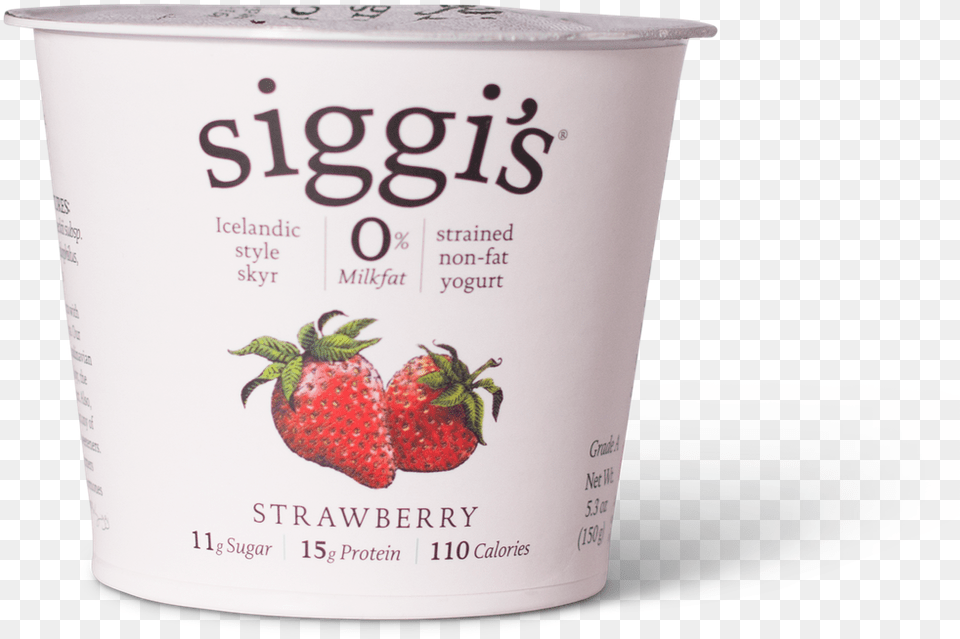 Strawberry Siggi39s Yogurt, Berry, Produce, Plant, Fruit Free Transparent Png