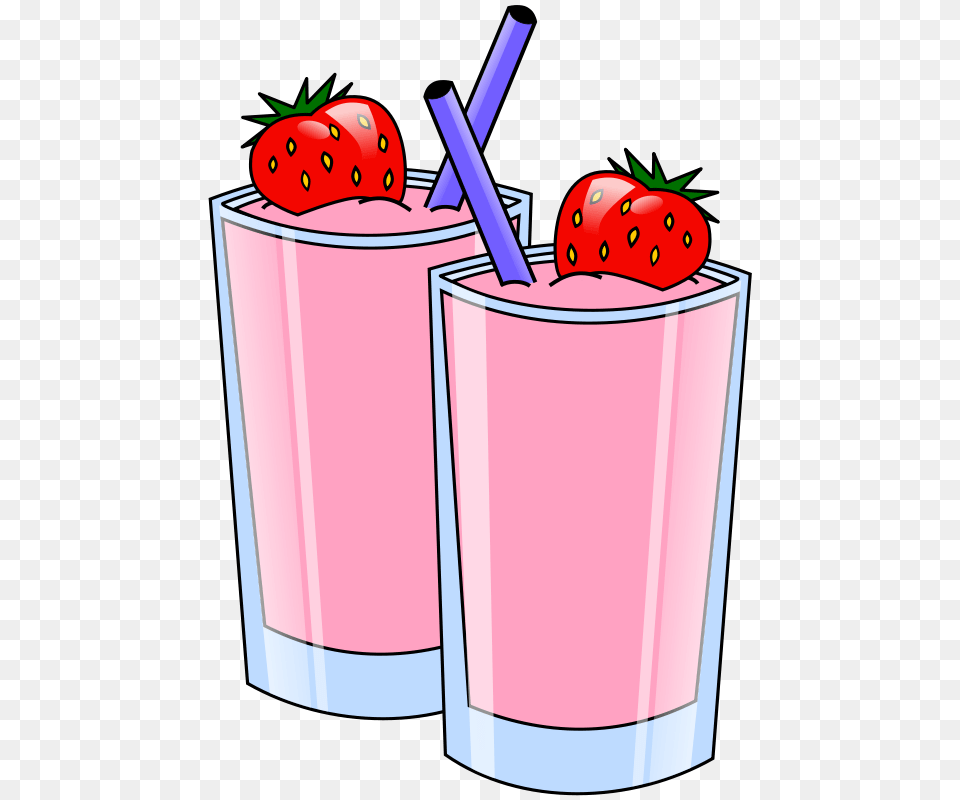 Strawberry Smoothies Clip Art, Beverage, Smoothie, Juice, Milk Free Transparent Png