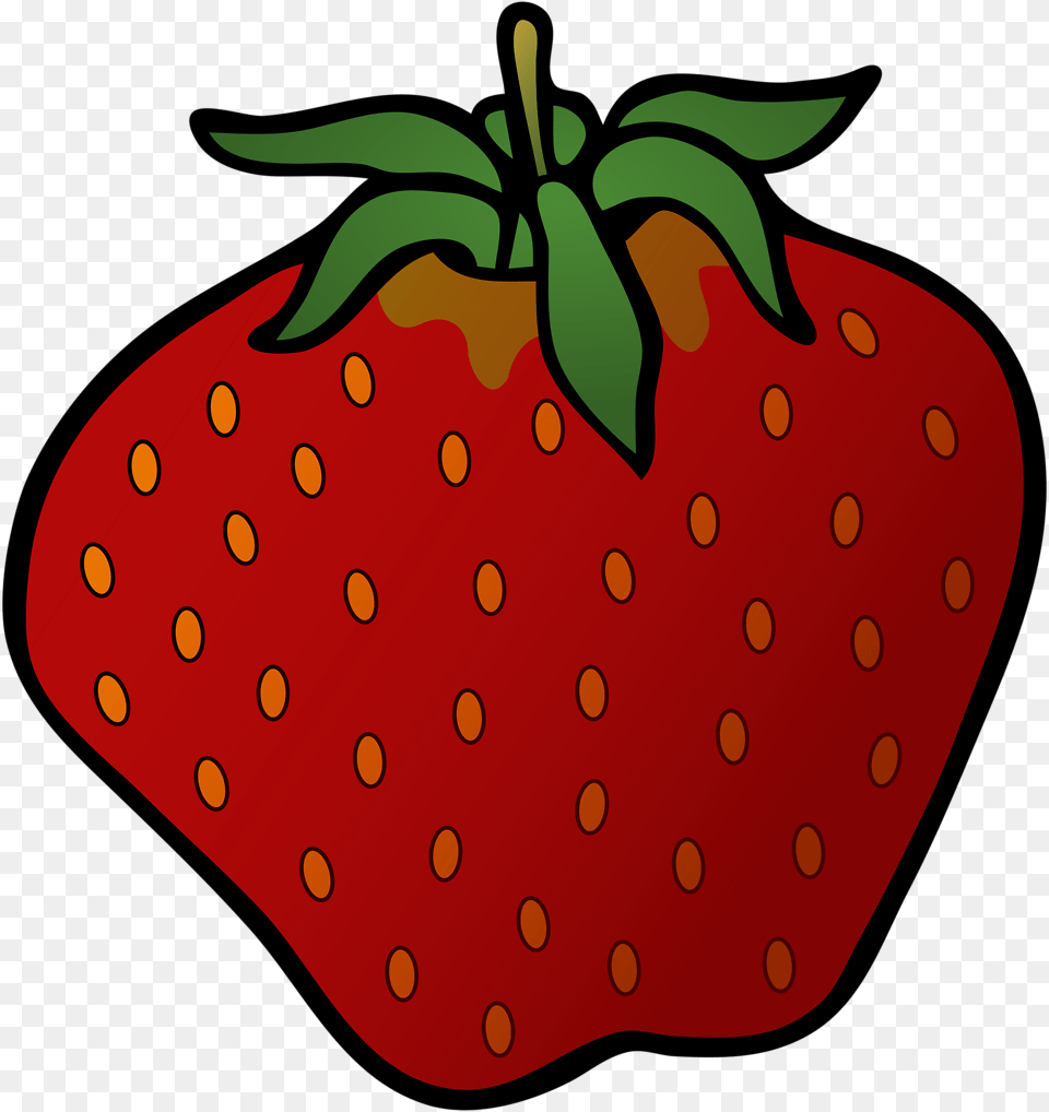 Strawberry Stock Photo Illustration Of A Strawberry, Berry, Food, Fruit, Plant Png Image