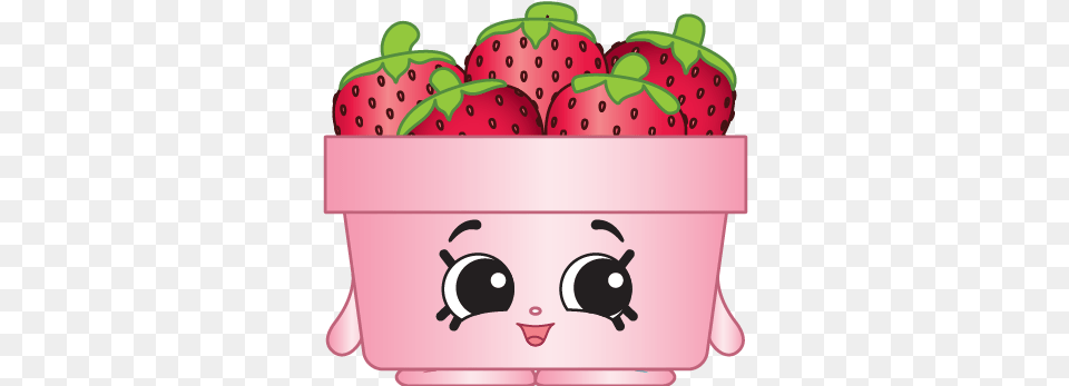 Strawberry Top Ct Art Shopkins Season 6 Strawberry, Berry, Produce, Plant, Fruit Free Png Download