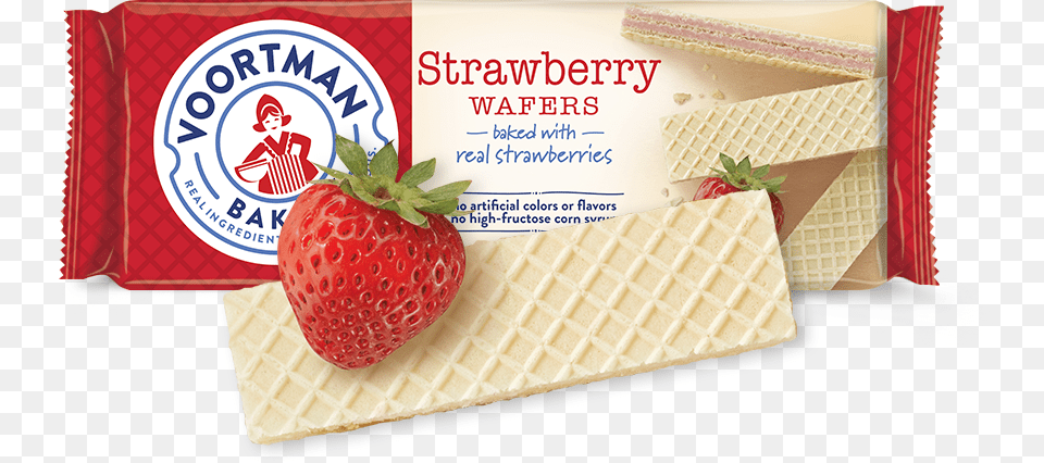 Strawberry Wafers Voortman Strawberry Wafers, Berry, Food, Fruit, Plant Free Png Download