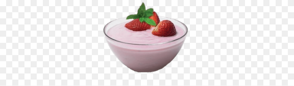 Strawberry Yoghurt, Berry, Produce, Plant, Yogurt Png