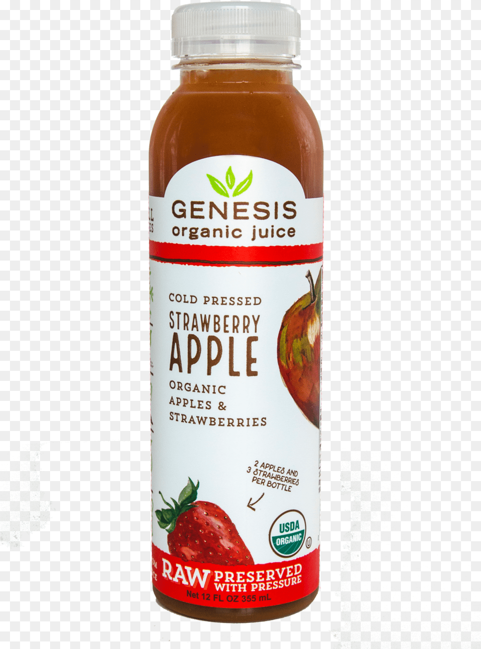 Strawberryapple Genesis Organic Apple Juice, Beverage, Food, Ketchup Free Transparent Png