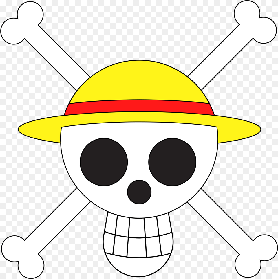 Strawhat Crew Jolly Roger Straw Hat Pirates Logo Free Png Download