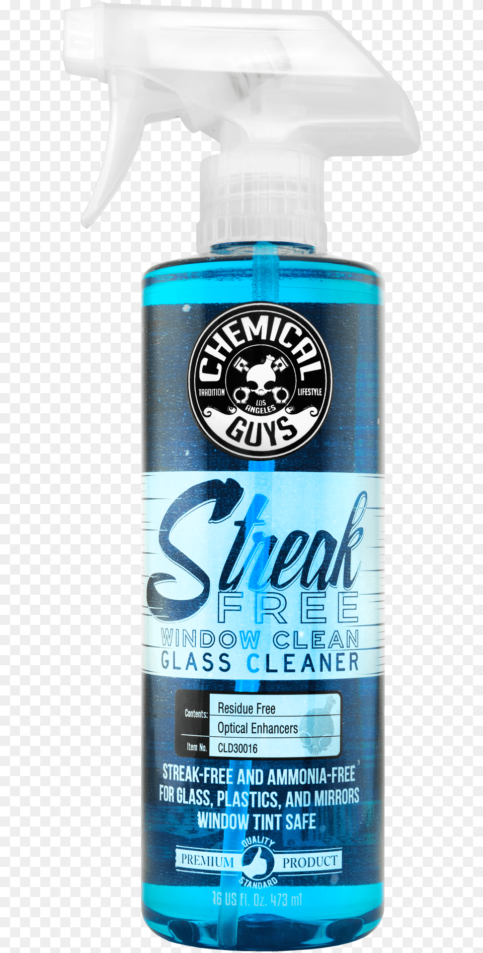 Streak Window Clean Glass Cleaner Chemical Guys Matte Detailer, Bottle, Alcohol, Beer, Beverage Png Image