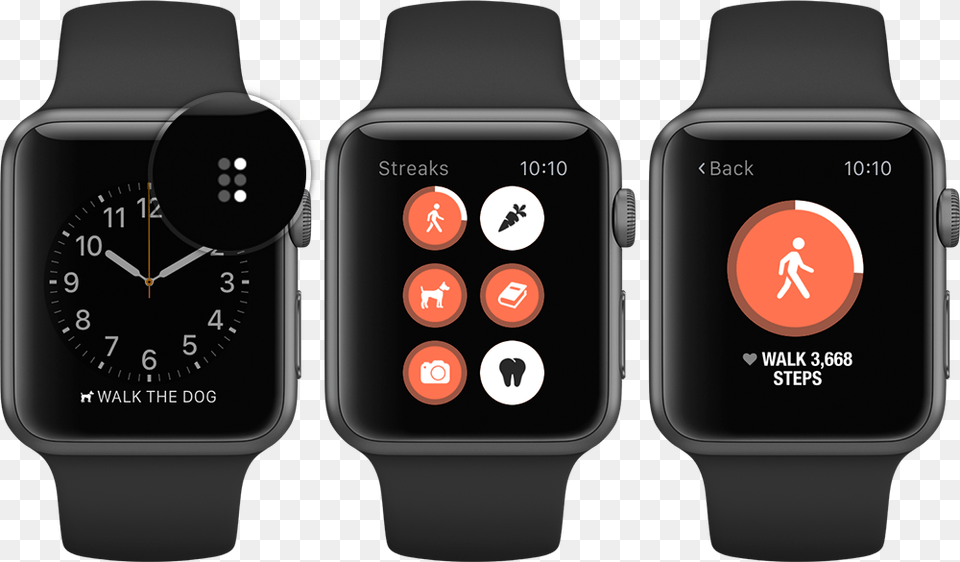 Streaks App Apple Watch, Arm, Body Part, Person, Wristwatch Free Transparent Png