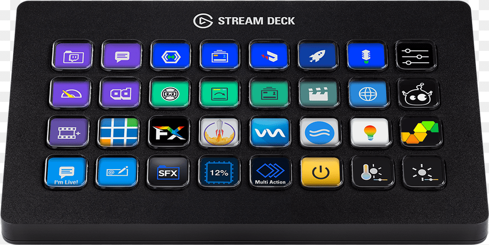 Stream Deck Xl, Computer, Computer Hardware, Computer Keyboard, Electronics Free Png Download