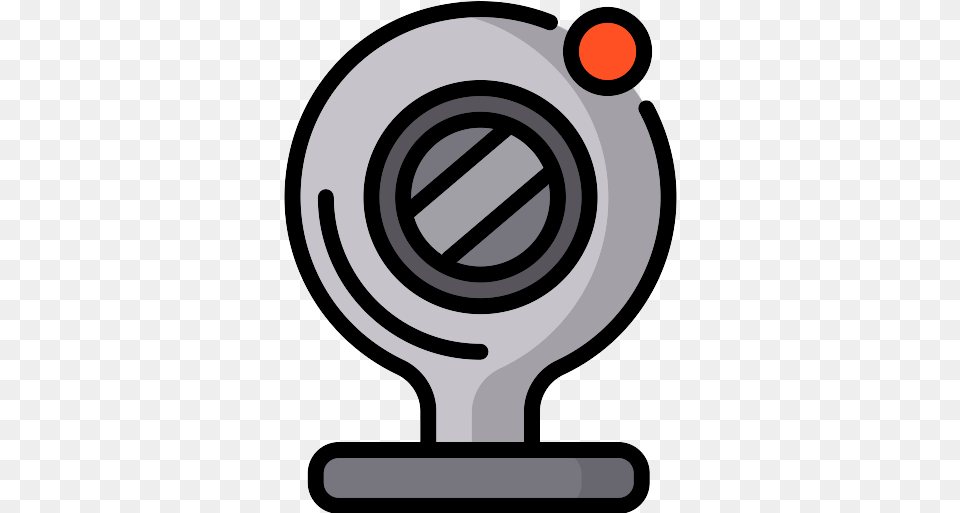 Stream Icon Circle, Camera, Electronics, Webcam Png Image