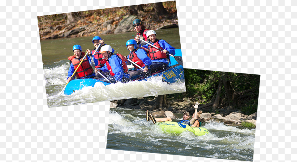 Stream Of Water Rafting Vippng Rafting, Lifejacket, Vest, Clothing, Person Free Png Download