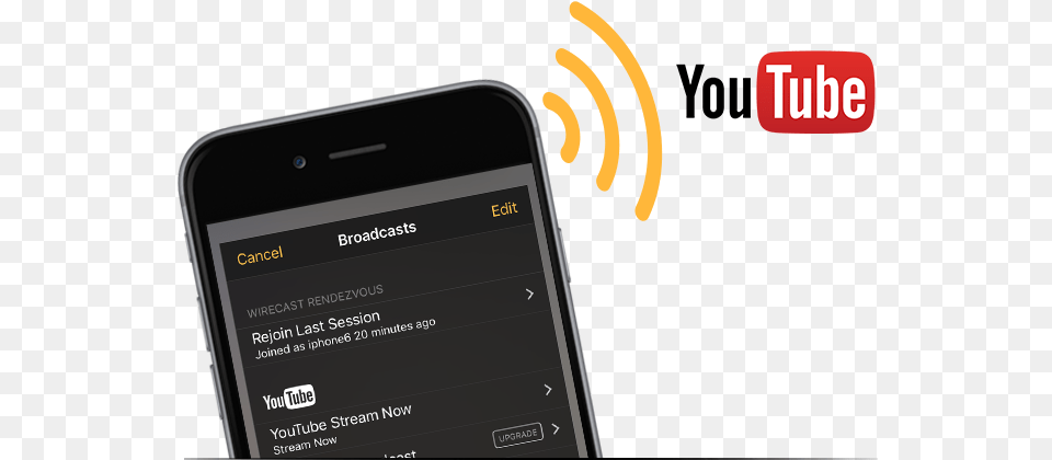 Stream To Youtube Live Rtmp Servers Iphone, Electronics, Mobile Phone, Phone Png Image