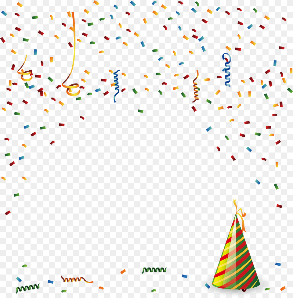 Streamer Streamer, Clothing, Hat, Paper, Confetti Png