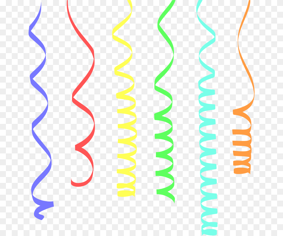 Streamers 2 Streamers Clipart Black And White, Light, Spiral, Coil, Person Png Image