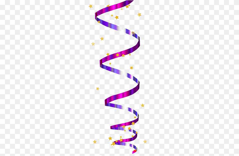Streamers And Confetti Party Streamers, Coil, Purple, Spiral, Paper Png