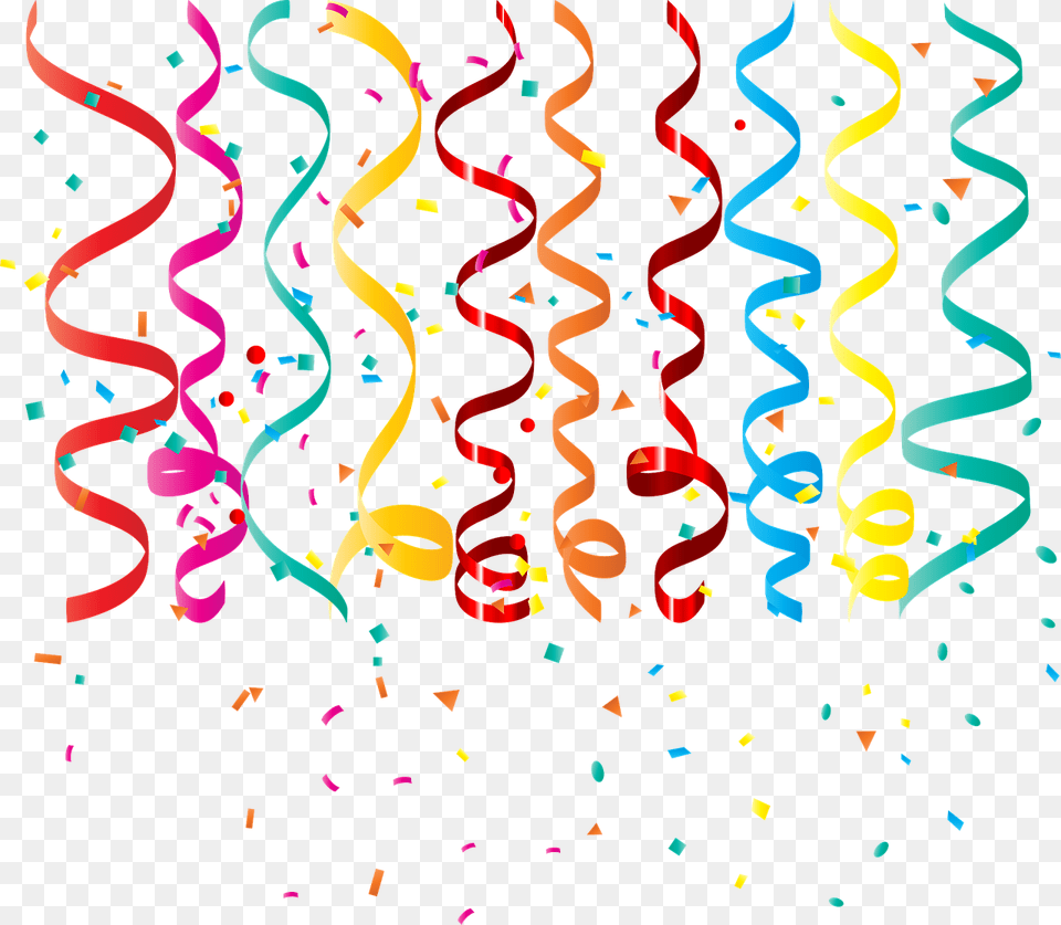 Streamers Confetti Curling Ribbon Birthday Streamers Birthday Streamers, Paper Free Png