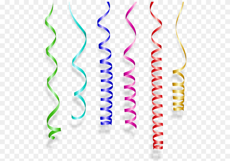 Streamers The Adoption Of Bal New Year S Eve Gold New Year, Coil, Spiral, Paper, Confetti Free Png